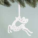 Елочная игрушка Олень Дерек 14 см