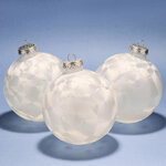 Елочные ПЭТ шары Albertine - Жемчужный Перелив 15 см, 3 шт