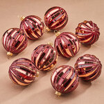 Елочные шары Sulmona - Avola 6 см, 9 шт, пластик