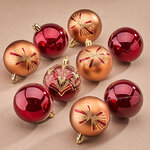 Елочные шары Rowetta - Roddy 6 см, 9 шт, пластик