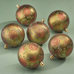 Елочные шары Limena - Jesico 8 см, 6 шт, пластик