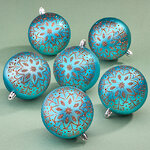 Елочные шары Lorenzana - Diso 8 см, 6 шт, пластик