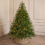 Искусственная елка с лампочками Августа 215 см, ЛИТАЯ 100%