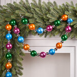 Бусы на елку Wellington - Fiesta 3-6 см, 210 см, пластиковые