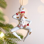 Елочная игрушка Щелкунчик - Танцор из Страны Сладостей 10 см