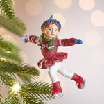 Елочная игрушка Девушка Элма в красном свитере 11 см