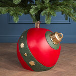 Подставка для елки Шар - Enchantmas 40*38 см, красный, диаметр ствола до 3.8 см