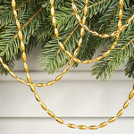 Бусы на елку Radiance 270 см золотые, пластиковые