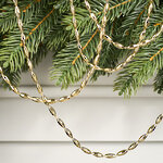 Бусы на елку Radiance 270 см светло-золотые, пластиковые