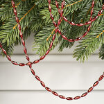 Бусы на елку Radiance 270 см гранатовые, пластиковые