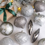 Елочные игрушки Chateau Collections - Quartz Charm 10 см, 10 шт, пластик