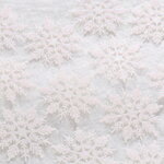 Елочная игрушка Снежинка Symphony 10 см перламутрово-белая, 12 шт