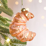 Елочная игрушка Круассан - Parisian Style 11 см, стекло