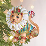 Елочная игрушка Лев Леотин - Circus Roncalli 11 см, стекло