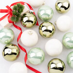 Елочные шары Herbal Tea 8 см, 16 шт, стекло
