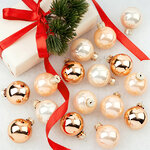 Елочные шары Первый Бал 3.5 см, 16 шт, стекло