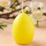 Пасхальная свеча Яйцо 6 см желтая