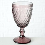 Бокал для вина Шатель 17 см розовый, стекло