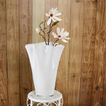 Стеклянная ваза Via Drappo 29 см