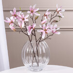 Ветка Магнолии светло-розовая 45 см