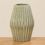 Керамическая ваза Минодора 21 см светло-зеленая