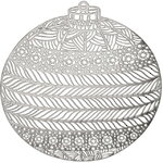 Набор сервировочных салфеток Celebration Silver 38 см, 4 шт