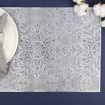 Набор сервировочных салфеток Бонифас 45*30 см серебряный, 4 шт