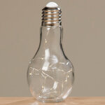 Декоративный стеклянный светильник Лампочка Эдисона 19 см прозрачный, на батарейках