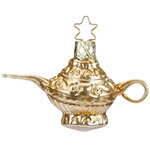 Стеклянная елочная игрушка Волшебная Лампа Алладина 5 см