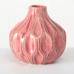 Керамическая вазочка Жюстин 11 см розовая