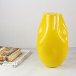 Декоративная ваза Альбиора 29 см желтая