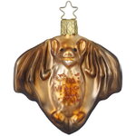 Стеклянная елочная игрушка Летучая Мышь - Winchester 9 см