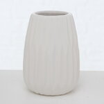 Керамическая вазочка Wilma 12 см белая