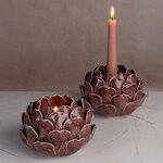 Керамический подсвечник Carciofo 9 см шоколадный марсала