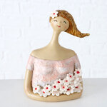 Декоративная статуэтка Девушка с цветами Лили-Элоди 16 см
