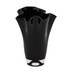 Декоративная ваза Via Drappo 22 см черная