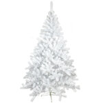Искусственная белая елка Метелица 240 см, ПВХ