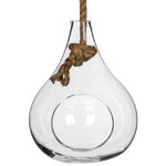 Стеклянный шар для декора Рустик - Капля 25*20 см