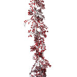 Гирлянда Красные Ягоды в снегу 180 см