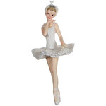 Елочная игрушка Балерина Анастейша - танцовщица из Ливерпуля 11 см, подвеска