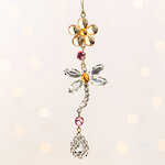 Елочная подвеска Райский Сад - Стрекоза 18 см