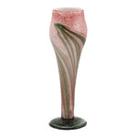 Декоративная ваза Albigono 35 см изумрудно-розовая
