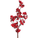 Декоративная ветка с ягодами Берри Россо 61 см
