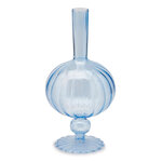 Стеклянная ваза Monofiore 25 см голубая