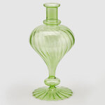 Стеклянная ваза Monofiore 30 см нежно-зеленая