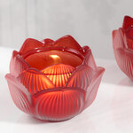 Стеклянный подсвечник Felicita Bordo 11 см