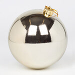 Пластиковый шар Sonder 15 см шампань глянцевый