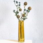 Ваза для цветов Xandra Single 24 см янтарная