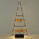 Декоративная светящаяся елка Франклин 52 см, 15 теплых белых LED ламп, на батарейках