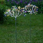 Светодиодное украшение Одуванчик Бронда 50 см, 80 разноцветных LED ламп, IP44